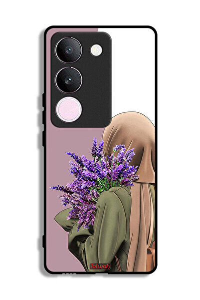 Tolwak غطاء حماية لهاتف فيفو V29 يحمل زهرة