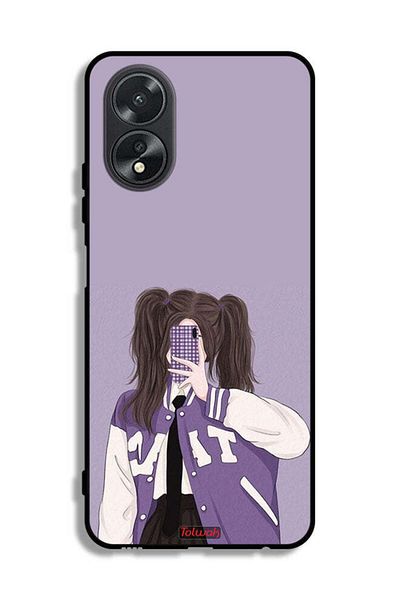 Tolwak Oppo A38 Protective Case Cover Making Selfie