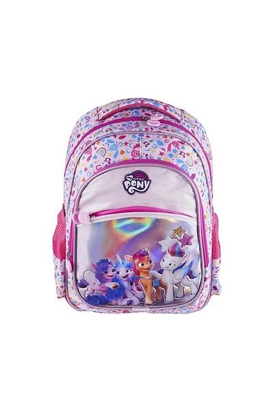 GENC DIJITAL BASKI My Little Pony 22618 Primary School Backpack and Nutrition Set (Bottle + Lunch Box)