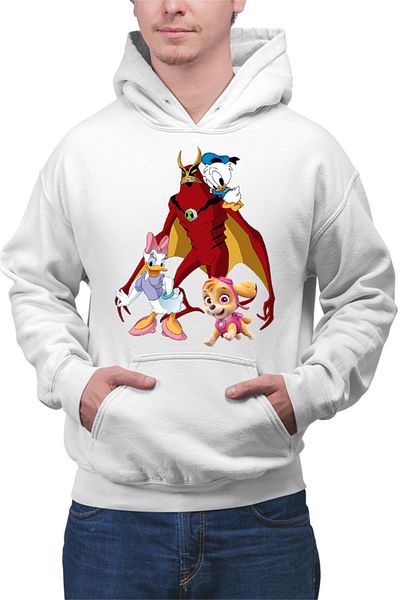 OEM Men's Hoodie Ben10 Donald Duck Baby Daisy Skye Paw Patrol