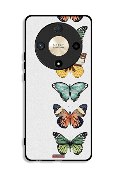 Tolwak Honor X9b Protective Case Cover Four Butterflies