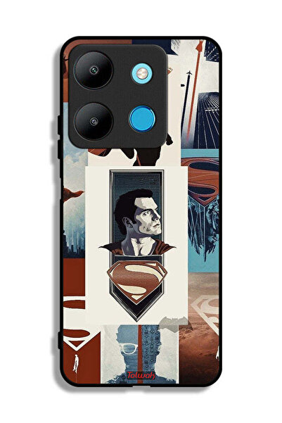 Tolwak غطاء حماية لهاتف إنفينيكس سمارت 7 برسومات سوبرمان