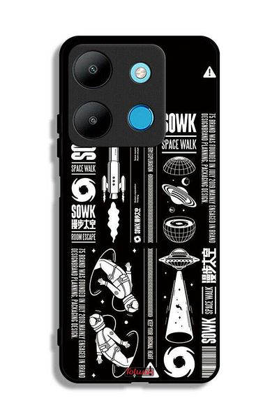 Tolwak Infinix Smart 7 Protective Case Cover Sowk Space Walk Sticker