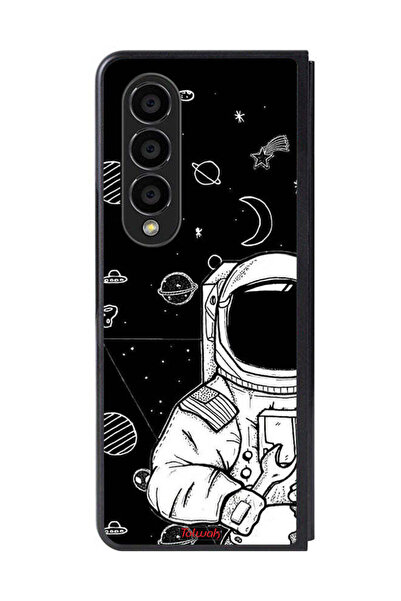 Tolwak غطاء حماية لهاتف سامسونج جالاكسي زد فولد 4 بتصميم رائد فضاء