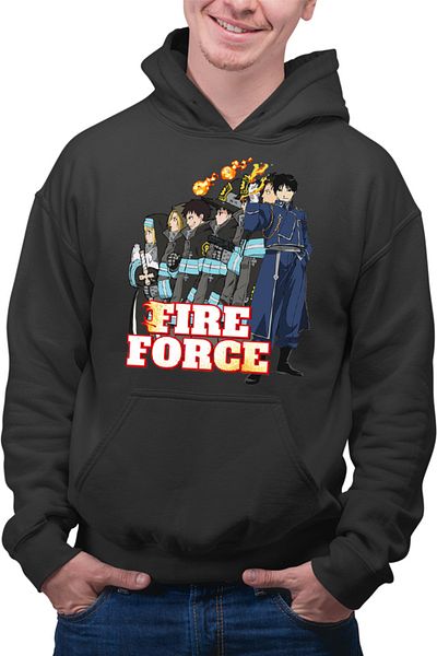 OEM Men's Hoodie Fire Force Kusakabe MagyarAnime
