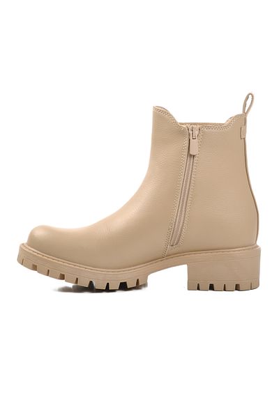 AYK'S Beige Women's Boots 23009 Z