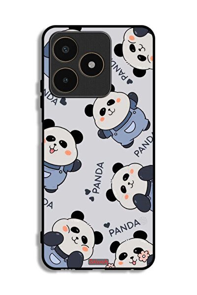 Tolwak غطاء حماية لهاتف Realme C53 بنقشة الباندا