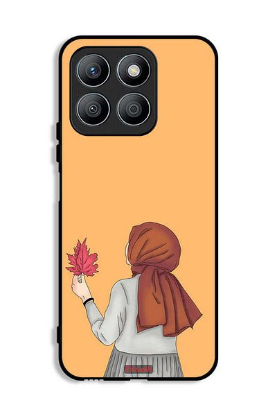Tolwak Honor X8b Protective Case Cover Holding Leaf