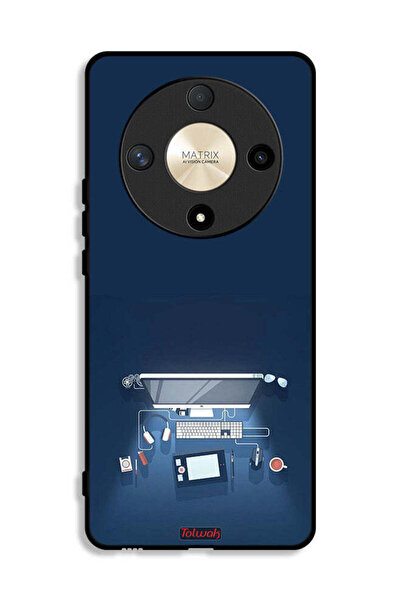 Tolwak Honor X9b Protective Case Cover Computer Desk Art