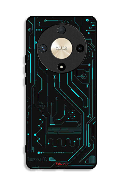 Tolwak Honor X9b Protective Case Cover Digital Art Circuits Minimalism Multip...