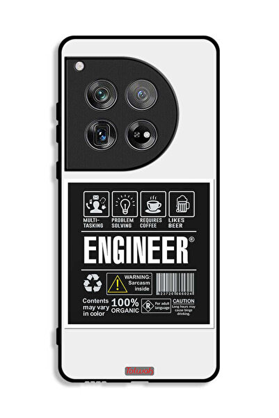 Tolwak غطاء حماية لهاتف OnePlus 12 - ملصق مهندس