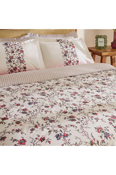 Karaca Home Inara %100 Pamuk Tek Kişilik Nevresim Takımı Kırmızı