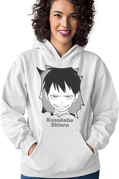 OEM Women's Hoodie Fire Force Kusakabe Shinra Wakanime