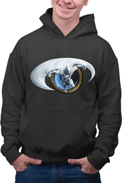 OEM Hanorac Barbati Moon Knight Fly Paranormal Logo US Protect Books