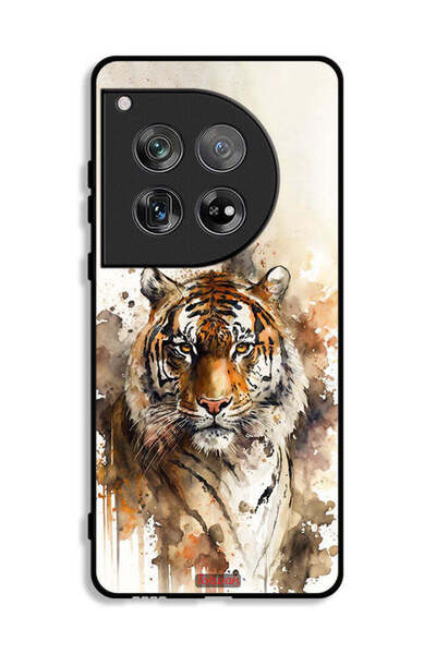 Tolwak غطاء حماية لهاتف OnePlus 12 بتصميم فن تجريدي من جلد الفهد