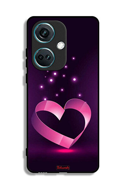 Tolwak غطاء حماية لهاتف OnePlus Nord CE3 بتصميم قلب