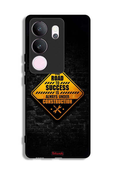 Tolwak غطاء حماية لهاتف فيفو V29 برو الطريق إلى النجاح دائمًا قيد الإنشاء