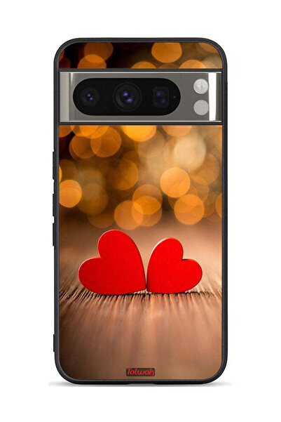 Tolwak غطاء حماية لجهاز Google Pixel 8 Pro بتصميم قلبين جميلين