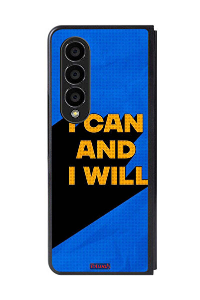 Tolwak غطاء حماية لهاتف Samsung Galaxy Z Fold 4 - أستطيع وسأفعل