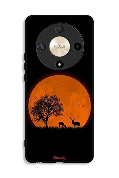 Tolwak Honor X9b Protective Case Cover Evening Moon Art