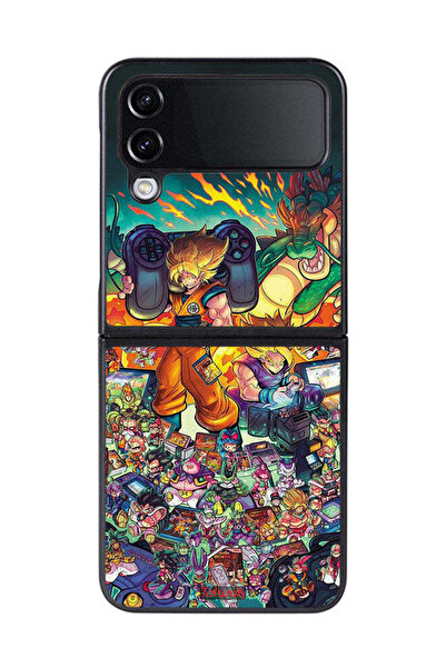 Tolwak غطاء حماية لهاتف Samsung Galaxy Z Flip 4 برسومات فنية للاعب