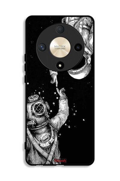 Tolwak Honor X9b Protective Case Cover Astronauts