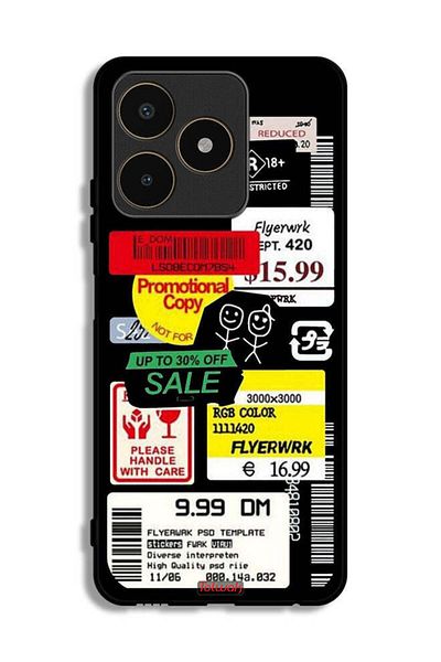 Tolwak Realme C53 Protective Case Cover Promotional Sticker