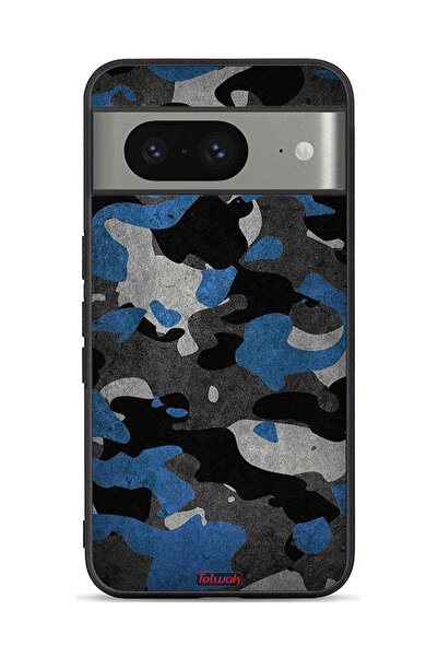 Tolwak غطاء حماية لهاتف Google Pixel 8 بنمط مموه