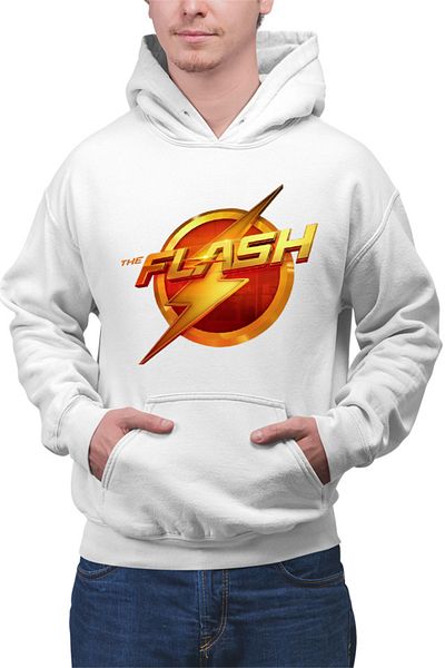 OEM Men's Hoodie Flash Logo Bright Speed Light Costume