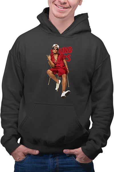 OEM Men's Sweatshirt Bruno Mars Peter Gene Hernandez American Singer