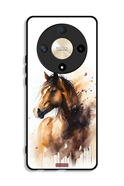 Tolwak Honor X9b Protective Case Cover Horse Abstract Art