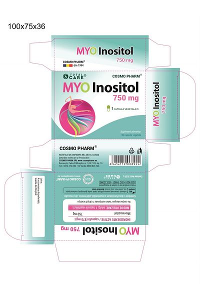 Cosmo Pharm MYO Inositol – Ovarian Health, Hormonal Balance, Fertility