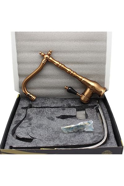 Class Armatür Kitchen Matte Copper Sink Mixer