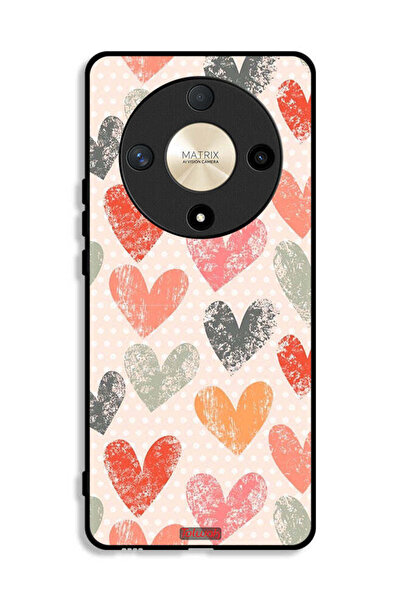Tolwak Honor X9b Protective Case Cover Hearts Art