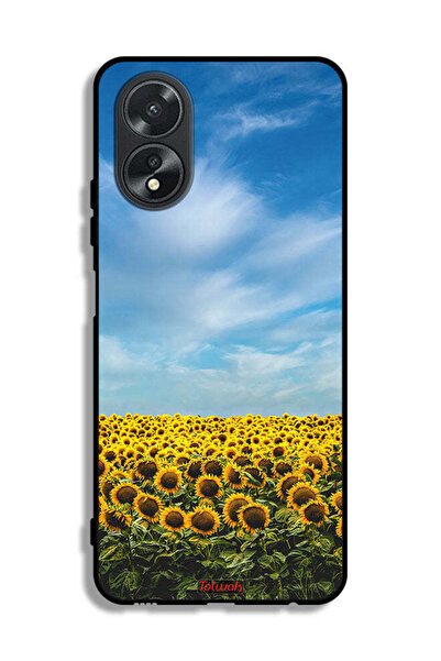 Tolwak غطاء حماية لهاتف Oppo A38 - عباد الشمس تحت السماء