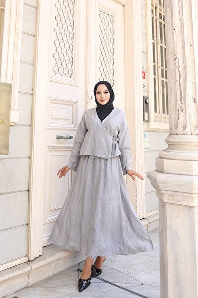 ECESSAMODAM Διπλό Σετ Τσόκερ Με Σταυρωτό Κορδόνι