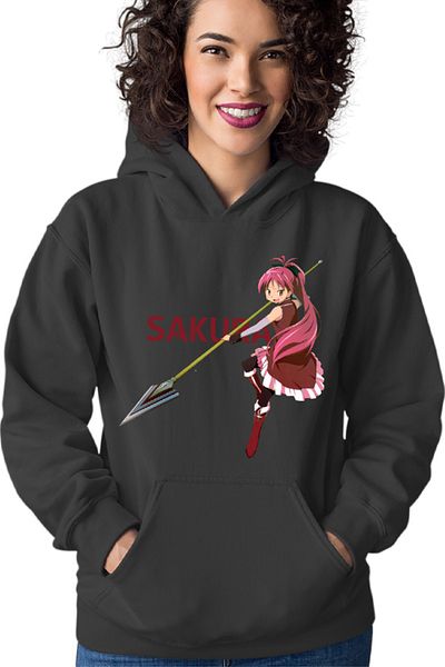 OEM Hanorac Femei Madoka Magica Sakura Polearm Energic Fire