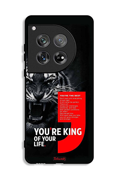 Tolwak غطاء حماية لهاتف OnePlus 12 أنت ملك حياتك