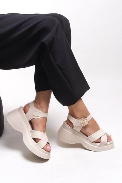 Riccon Elysthara Women's Sandals 00129021 Beige