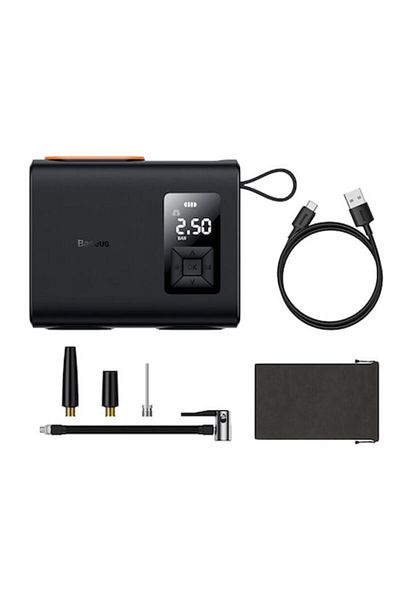 Baseus Compresor auto portabil seria Mega EnergyPump, 6000mAh cu lanternă