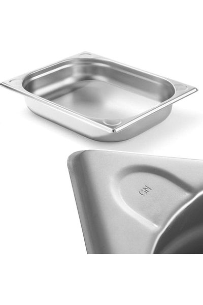 HENDI Pojemnik GN 1/2 stalowy Kitchen Line wys. 65 mm - 806326