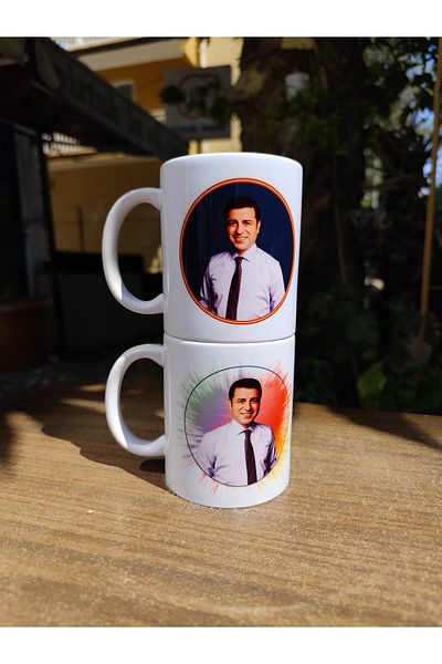 ZERYA Selahattin Demirtaş Cup - Selahattin Demirtaş Picture Mug - Demirtaş Cup (2 Pieces)