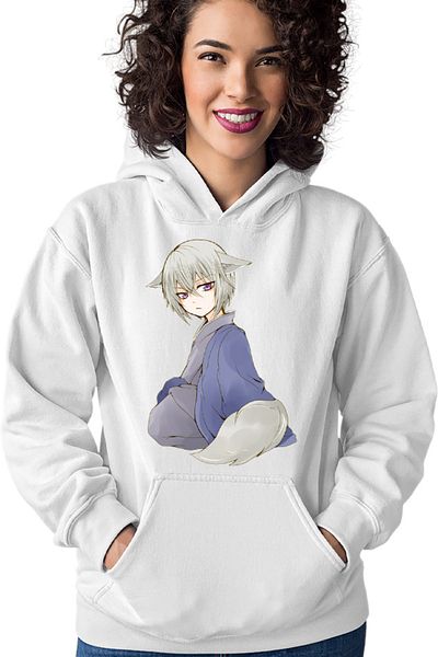OEM Women's Hoodie Kamisama Kiss Tomoe Chibi Fox Spirit Shinto