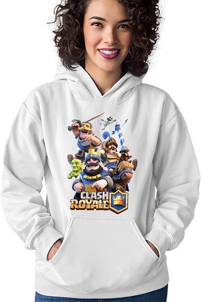 OEM Women's Hoodie Clash Royale All Classes Multiplayer Medieval