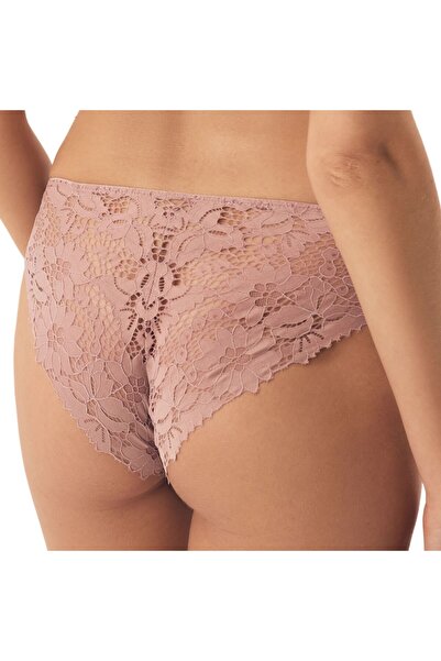 ESOTIQ Chiloți de damă cu dantelă florală și pandantiv auriu Romantici și eleganți | Lollipop