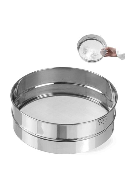 HENDI Sito piekarnicze gęste do przesiewania mąki śr. 247mm stalowe - 637807