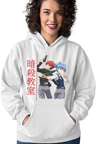 OEM Women's Hoodie Assassination Classroom Anime Drawings