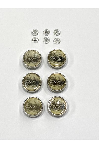karantuhafiye Jeans Coat Button / 2.5 cm / 6 Pieces