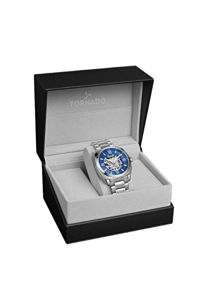 Tornado AUTONOVA Men's Automatic Blue Dial Watch - T7316-SBSNW