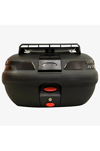 Maxem Motosiklet Arka Çanta 45 Litre Sırt Dayama ve Üst Tabla Full Set Black ...